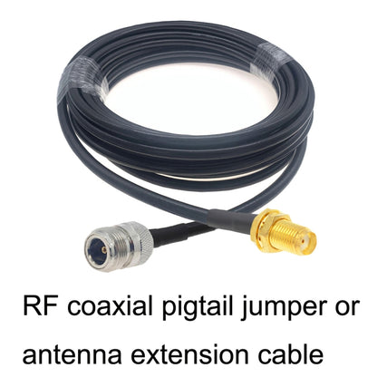 SMA Female to N Female RG58 Coaxial Adapter Cable, Cable Length:10m - Connectors by buy2fix | Online Shopping UK | buy2fix