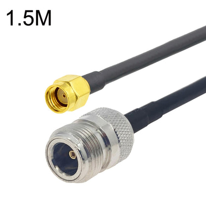 RP-SMA Male to N Female RG58 Coaxial Adapter Cable, Cable Length:1.5m - Connectors by buy2fix | Online Shopping UK | buy2fix