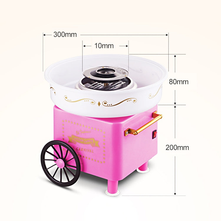 Retro Trolley Mini Cotton Candy Machine, Specification:U.S. Regulations 110 V(Red) - Home & Garden by buy2fix | Online Shopping UK | buy2fix