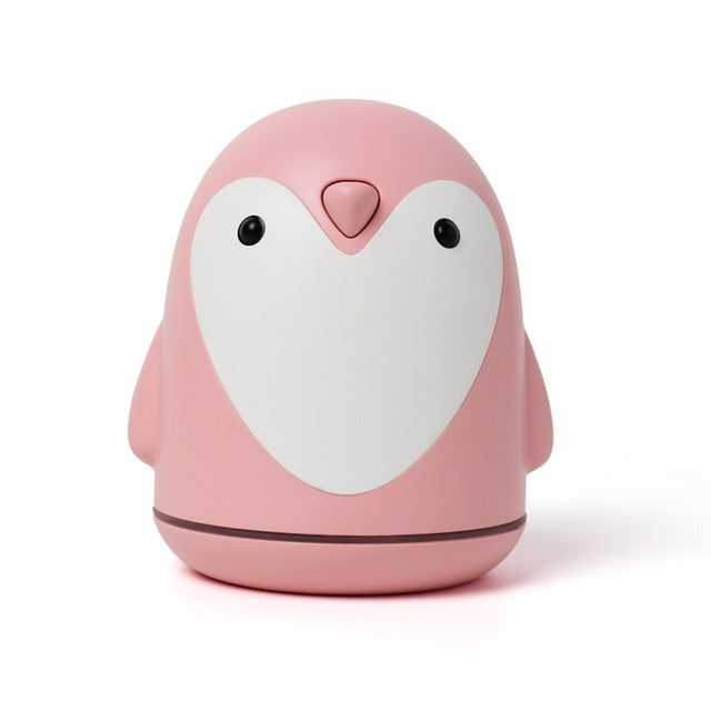 220ml Aroma Humidifier Cute Penguin USB Air Diffuser Home Office Car Mist Maker Air Purifier(Pink) - Home & Garden by buy2fix | Online Shopping UK | buy2fix