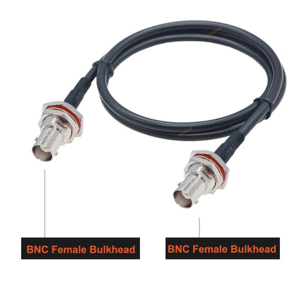 BNC Female To BNC Female RG58 Coaxial Adapter Cable, Cable Length:5m - Connectors by buy2fix | Online Shopping UK | buy2fix