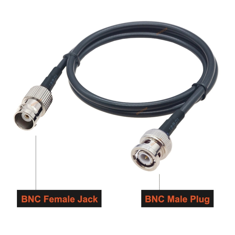 BNC Female To BNC Male RG58 Coaxial Adapter Cable, Cable Length:10m - Connectors by buy2fix | Online Shopping UK | buy2fix