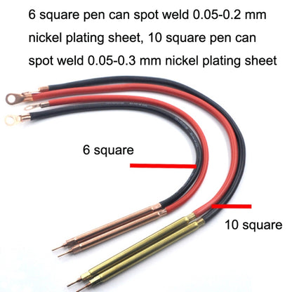 Start Treasure Version 12V Digital Display DIY Battery Spot Welding Machine Pen Control, Style:10 Square Pen - Home & Garden by buy2fix | Online Shopping UK | buy2fix