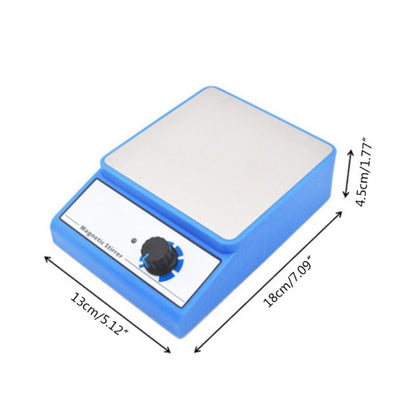 Magnetic Stirrer Laboratory 3000ml Capacity Mixer, EU Plug(Blue) - Home & Garden by buy2fix | Online Shopping UK | buy2fix