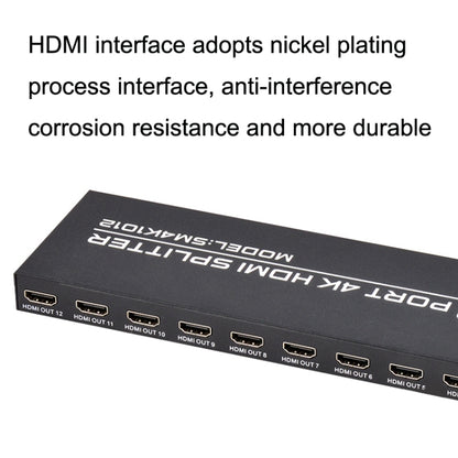 FJGEAR FJ-SM1012 1 In 12 Out 30HZ HDMI 4K HD Audio And Video Splitter, Plug Type:EU Plug - Splitter by FJGEAR | Online Shopping UK | buy2fix