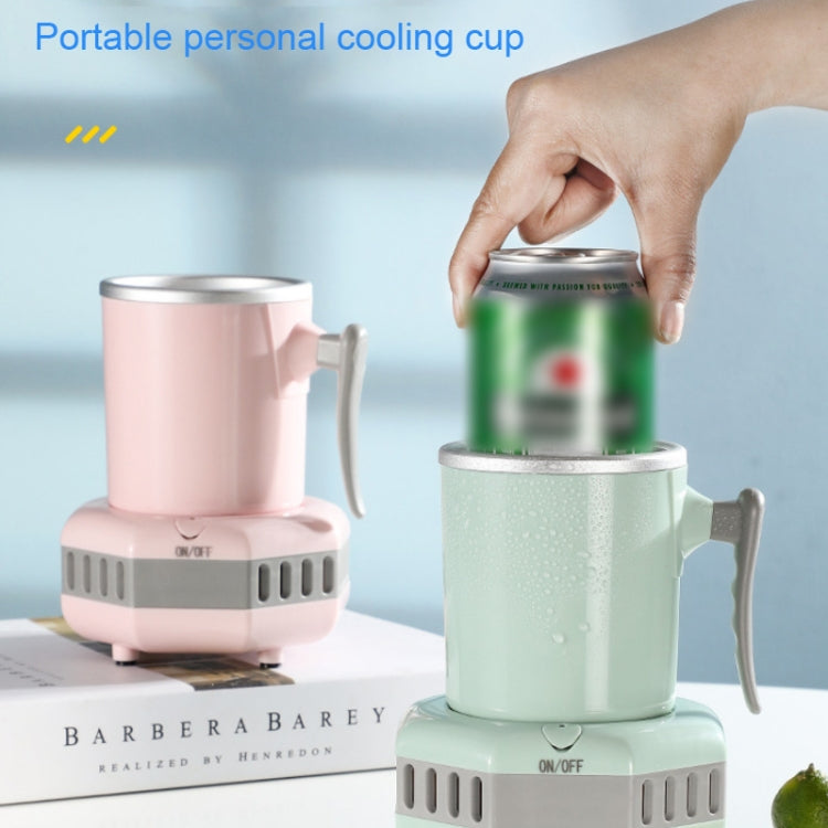 Fast Cooling Cup Mini Chilled Drinks Juice Desktop Quick-Freeze Cooling Drinks Cup, CN Plug(Green) - Refrigerators & Parts by buy2fix | Online Shopping UK | buy2fix