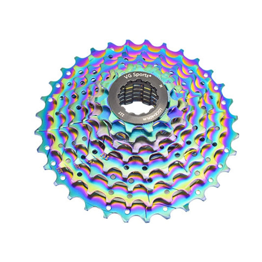 VG SPORTS Bicycle Lightweight Wear -Resistant Colorful Flywheel, Style:10 Speed 11-32T - Outdoor & Sports by VG SPORTS | Online Shopping UK | buy2fix