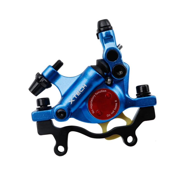 ZOOM HB100 Mountain Bike Hydraulic Brake Caliper Folding Bike Cable Pull Hydraulic Disc Brake Caliper, Style:Rear(Blue) - Bicycle Brake Parts by Zoom | Online Shopping UK | buy2fix