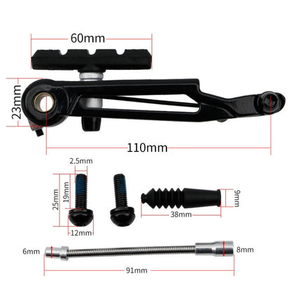 Litepro Long arm V Brake Folding Bike Modified SP8 Brake, Specification:1 Pair (Half Bike Portion) - Bicycle Brake Parts by Litepro | Online Shopping UK | buy2fix