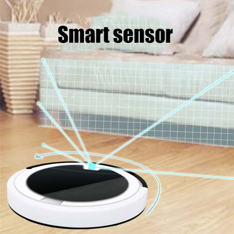 Home Smart Sweeping Robot Planning Route Remote Control Large Suction Cleaner Sweeper(White Black) - Robot Vacuum Cleaner by buy2fix | Online Shopping UK | buy2fix