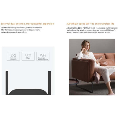 PIX-LINK WR22 300Mbps Wifi Wireless Signal Amplification Enhancement Extender, Plug Type:UK Plug(White) - Wireless Routers by PIX-LINK | Online Shopping UK | buy2fix