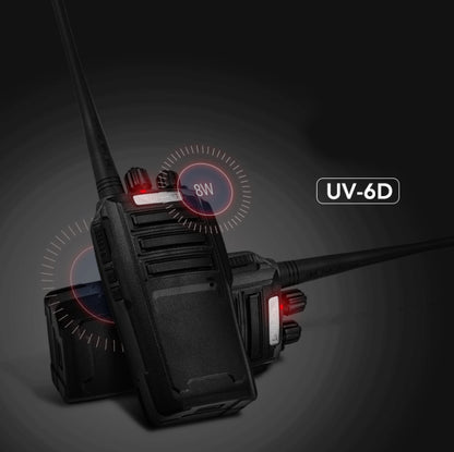 Baofeng BF-UV6D Civil Hotel Outdoor Construction Site Mobile High-power Walkie-talkie, Plug Specifications:AU Plug - Consumer Electronics by Baofeng | Online Shopping UK | buy2fix