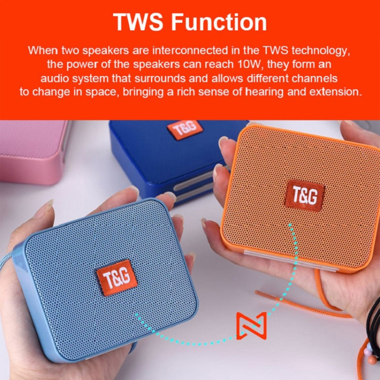 T&G TG166 Color Portable Wireless Bluetooth Small Speaker(Black) - Mini Speaker by T&G | Online Shopping UK | buy2fix