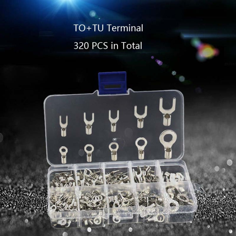 320 PCS / Box Car Ot/Ut Terminal Bare Fork Wiring - In Car by buy2fix | Online Shopping UK | buy2fix