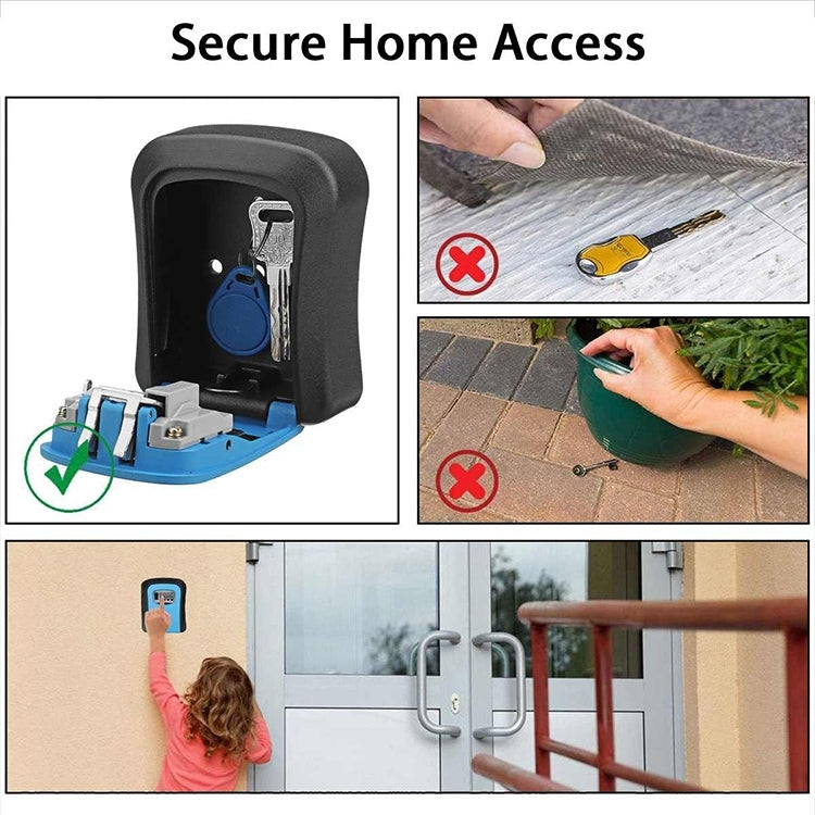 HG2 Arc Wall Mounted Password Key Box(Green) - Security by buy2fix | Online Shopping UK | buy2fix