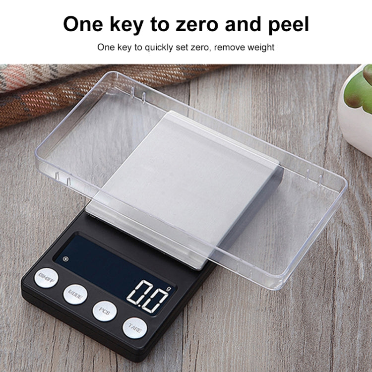 High-Precision Electronic Scale Mini Portable Jewellery Medicine Scale, Style:200g/0.01g - Jewelry Scales by buy2fix | Online Shopping UK | buy2fix