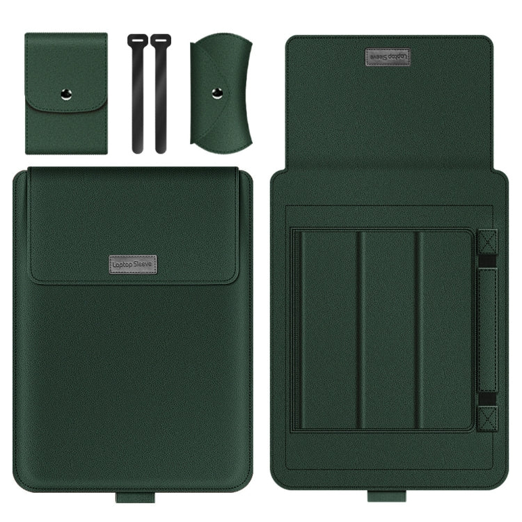 A2 4 in 1 Computer Bracket Liner Bag Storage Bag, Size:13/14 inch(Green) - 14.1 inch by buy2fix | Online Shopping UK | buy2fix