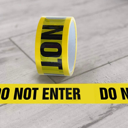 3 PCS Floor Warning Social Distance Tape Waterproof & Wear-Resistant Marking Warning Tape(Do Not Enter) - Warning Sticker by buy2fix | Online Shopping UK | buy2fix