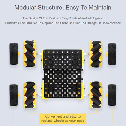 Waveshare Smart Mobile Robot Chassis Kit, Chassis:With Shock-absorbing(Normal Wheels) - Consumer Electronics by Waveshare | Online Shopping UK | buy2fix