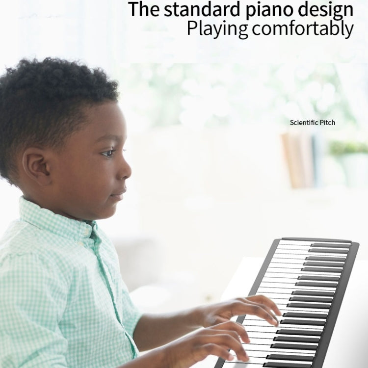 PN61S 61-key Hand-Rolled Foldable Piano Thickened Portable Beginner Keyboard - Keyboard Instruments by buy2fix | Online Shopping UK | buy2fix