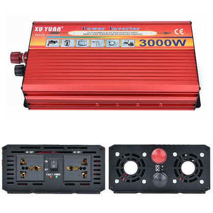 XUYUAN 3000W Car Inverter Car Home Power Converter, Specification: 24V to 110V -  by XUYUAN | Online Shopping UK | buy2fix