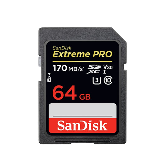 SanDisk Video Camera High Speed Memory Card SD Card, Colour: Black Card, Capacity: 64GB - SD Card by SanDisk | Online Shopping UK | buy2fix