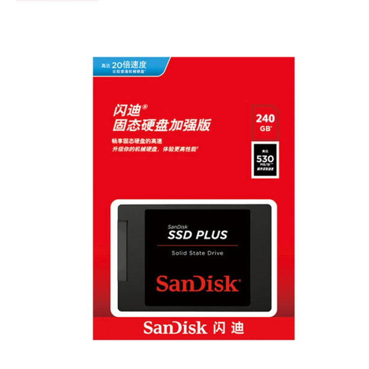 SanDisk SDSSDA 2.5 inch Notebook SATA3 Desktop Computer Solid State Drive, Capacity: 1TB - External Solid State Drives by SanDisk | Online Shopping UK | buy2fix