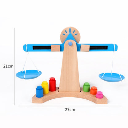Children Educational Balance Scale Toy Wooden Science And Education Toys - Math Toys by buy2fix | Online Shopping UK | buy2fix