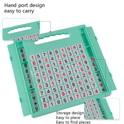 Children Game Chess Portable Storage Box Parent-Child Interaction Decompression Puzzle Board Game Toy(Green) - Table Games by buy2fix | Online Shopping UK | buy2fix