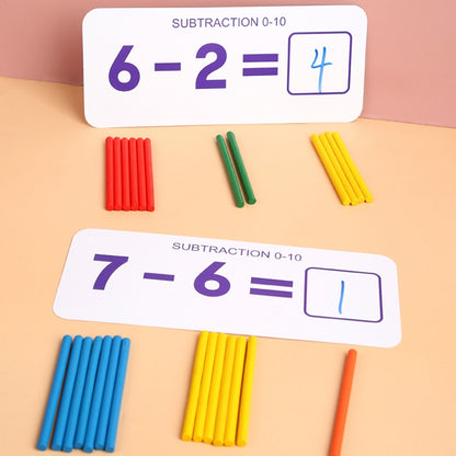 Mathematical Arithmetic Teaching Kids Early Education Wooden Children Toys - Math Toys by buy2fix | Online Shopping UK | buy2fix