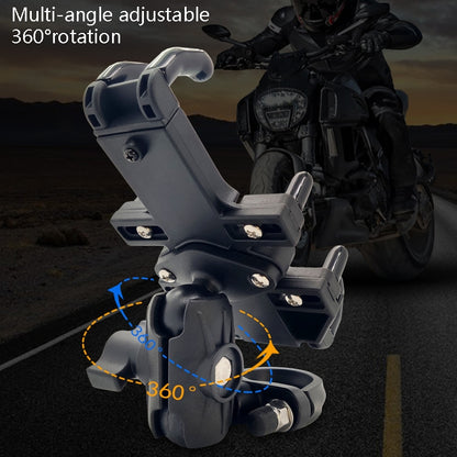 N-STAR Motorcycle Bicycle Composite Version Of Mobile Phone Bracket Multifunctional Accessories Lightweight Riding Equipment(Large Horseshoe) - Holders by N-STAR | Online Shopping UK | buy2fix