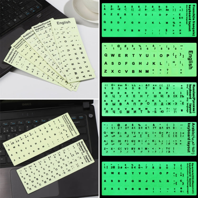 3 PCS Luminous Keyboard Stickers Notebook Desktop Computer Keyboard Stickers(Thai) - Silicone / Sticker by buy2fix | Online Shopping UK | buy2fix