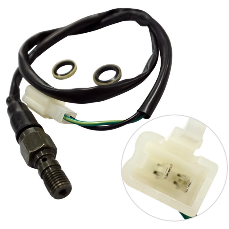 2 PCS Motorcycle Modified Accessories Disc Brake Hydraulic Switch Line, Specification: M10 x 1.25mm Square Plug - Motorbike Brakes by buy2fix | Online Shopping UK | buy2fix