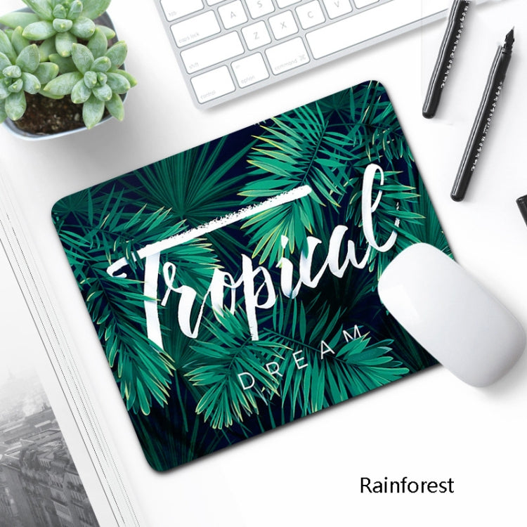 6 PCS Non-Slip Mouse Pad Thick Rubber Mouse Pad, Size: 21 X 26cm(Rainforest) - Mouse Pads by buy2fix | Online Shopping UK | buy2fix