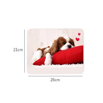 6 PCS Non-Slip Mouse Pad Thick Rubber Mouse Pad, Size: 21 X 26cm(Beautiful Red Heart) - Mouse Pads by buy2fix | Online Shopping UK | buy2fix