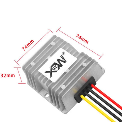 XWST DC 12/24V To 5V Converter Step-Down Vehicle Power Module, Specification: 12/24V To 5V 25A Large Aluminum Shell -  by buy2fix | Online Shopping UK | buy2fix
