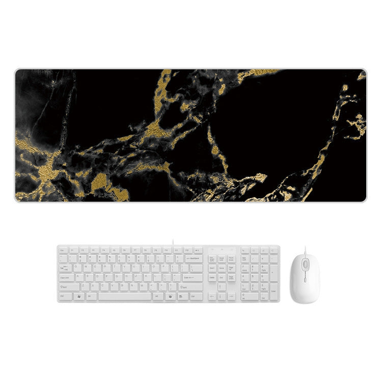 300x800x3mm Marbling Wear-Resistant Rubber Mouse Pad(Black Gold Marble) - Mouse Pads by buy2fix | Online Shopping UK | buy2fix