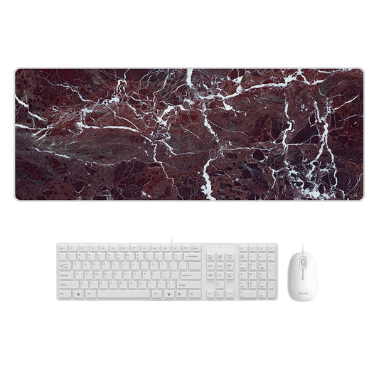 400x900x5mm Marbling Wear-Resistant Rubber Mouse Pad(Fraglet Marble) - Mouse Pads by buy2fix | Online Shopping UK | buy2fix