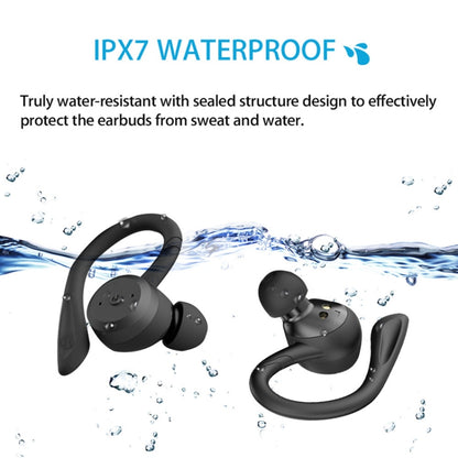 BE1032 Ear-mounted Waterproof Sports TWS Wireless Bluetooth Earphone(Fluorescent Green) - TWS Earphone by buy2fix | Online Shopping UK | buy2fix