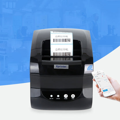 Xprinter XP-365B 80mm Thermal Label Printer Clothing Tag Supermarket Barcode Printer, Plug: US Plug(Bluetooth Version) - Printer by Xprinter | Online Shopping UK | buy2fix