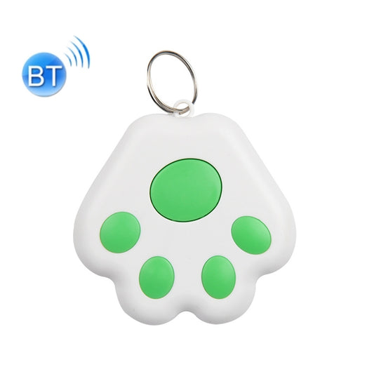 2 PCS HYC-09 Dog Paw Bluetooth Anti-Lost Device Pet Tracking Locator Keychain Smart Search Two-Way Alarm(Green) - Security by buy2fix | Online Shopping UK | buy2fix