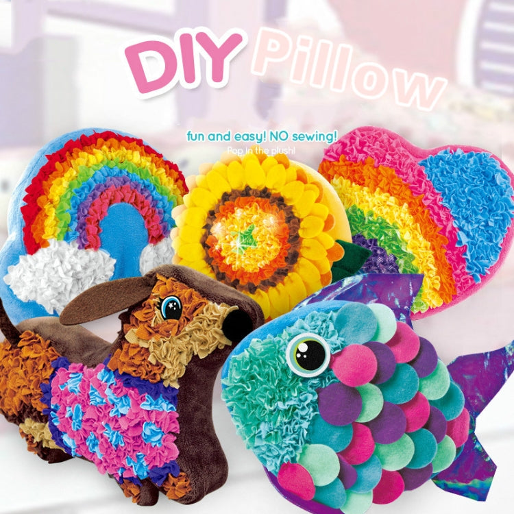 DIY Plush Pillow Toy Three-Dimensional Handmade Doll Material Package(Sausage Dog) - Early Education Toys by buy2fix | Online Shopping UK | buy2fix