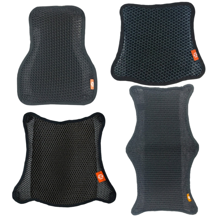 HOUZHI MTZT1010 Motorcycle Sun Insulation Cushion 3D Grid Breathable Sweating Cool Seat Cover, Style: Double Layer L - In Car by buy2fix | Online Shopping UK | buy2fix