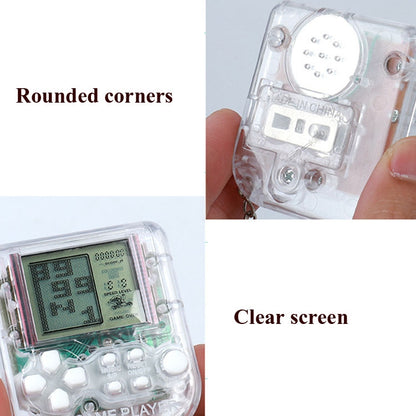 4 PCS Handheld Mini Game Console Toy Classic Brick Game Console with Keychain(Random Color) - Pocket Console by buy2fix | Online Shopping UK | buy2fix