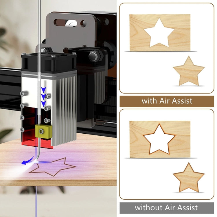 NEJE Air Assist Pump For Laser Cutting Engraving Machine(EU Plug) - DIY Engraving Machines by NEJE | Online Shopping UK | buy2fix