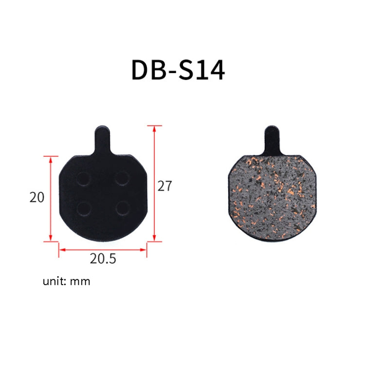 3 Pairs Mountain Bike Semi-Metallic Brake Pads M355 Oil Disc BB5 Resin Disc Brakes, Bagged(DB-S14) - Outdoor & Sports by buy2fix | Online Shopping UK | buy2fix