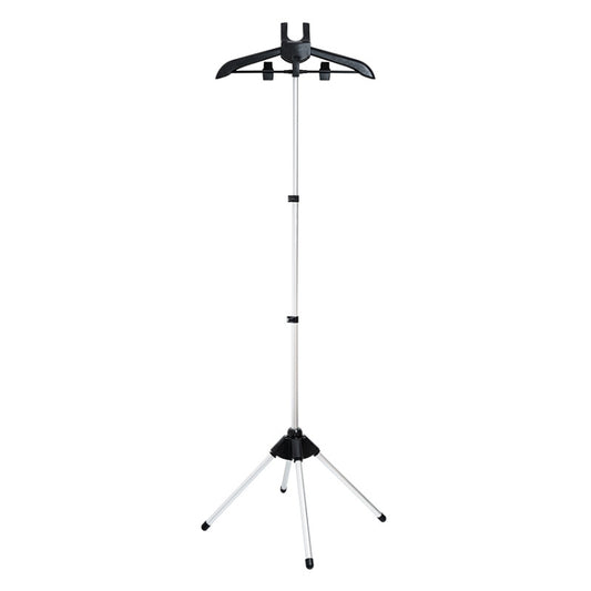 1.6m 3 in 1 Hanging Ironing Bracket Hanger Telescopic Metal Rod Mount(Black Hanger) - Home & Garden by buy2fix | Online Shopping UK | buy2fix