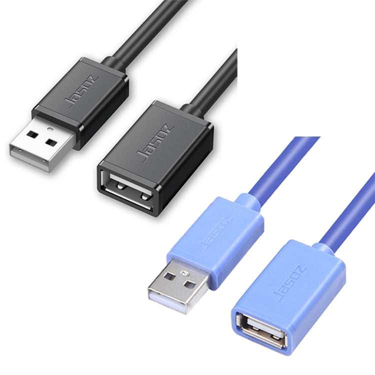 3 PCS Jasoz USB Male to Female Oxygen-Free Copper Core Extension Data Cable, Colour: Dark Blue 1m - USB Cable by buy2fix | Online Shopping UK | buy2fix