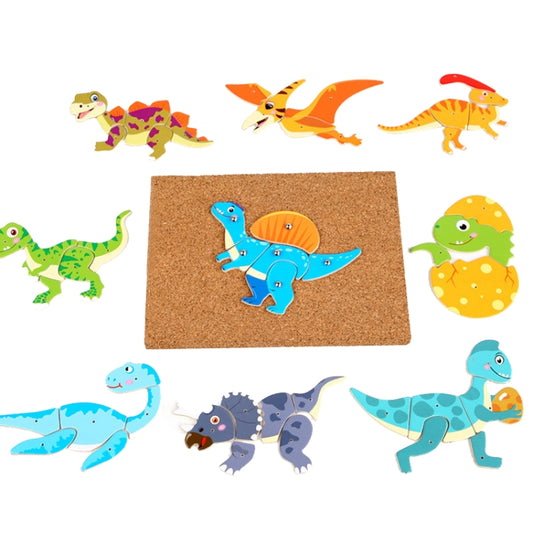 MQY-9988 Early Childhood Education Puzzles Baby Wooden Puzzle Toys(Animal) - Puzzle Toys by buy2fix | Online Shopping UK | buy2fix