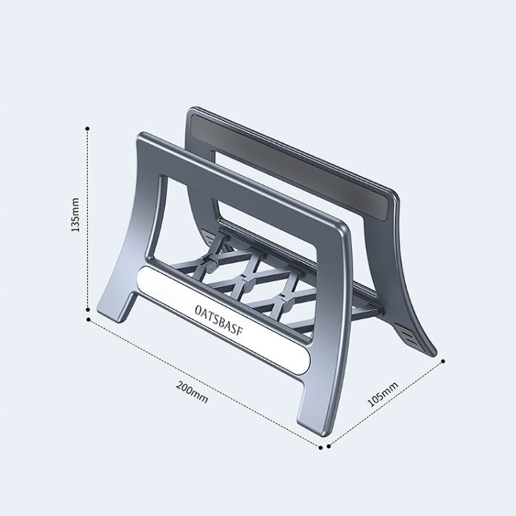 Oatsbasf 03671 Multifunctional Computer Tablet Cellphone Storage Bracket, Colour: Deluxe Version (Gray) - Computer & Networking by Oatsbasf | Online Shopping UK | buy2fix